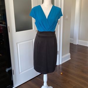 Tiana B Teal/Black dress.